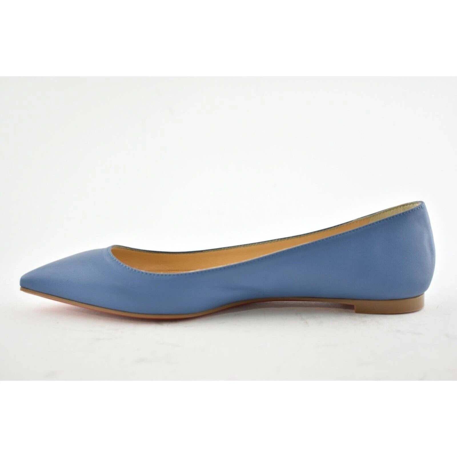 Christian Louboutin Christian Louboutin Ballalla Flat Blue Jeans Nappa Pointed Size US 6 / IT 36 - 9 Thumbnail