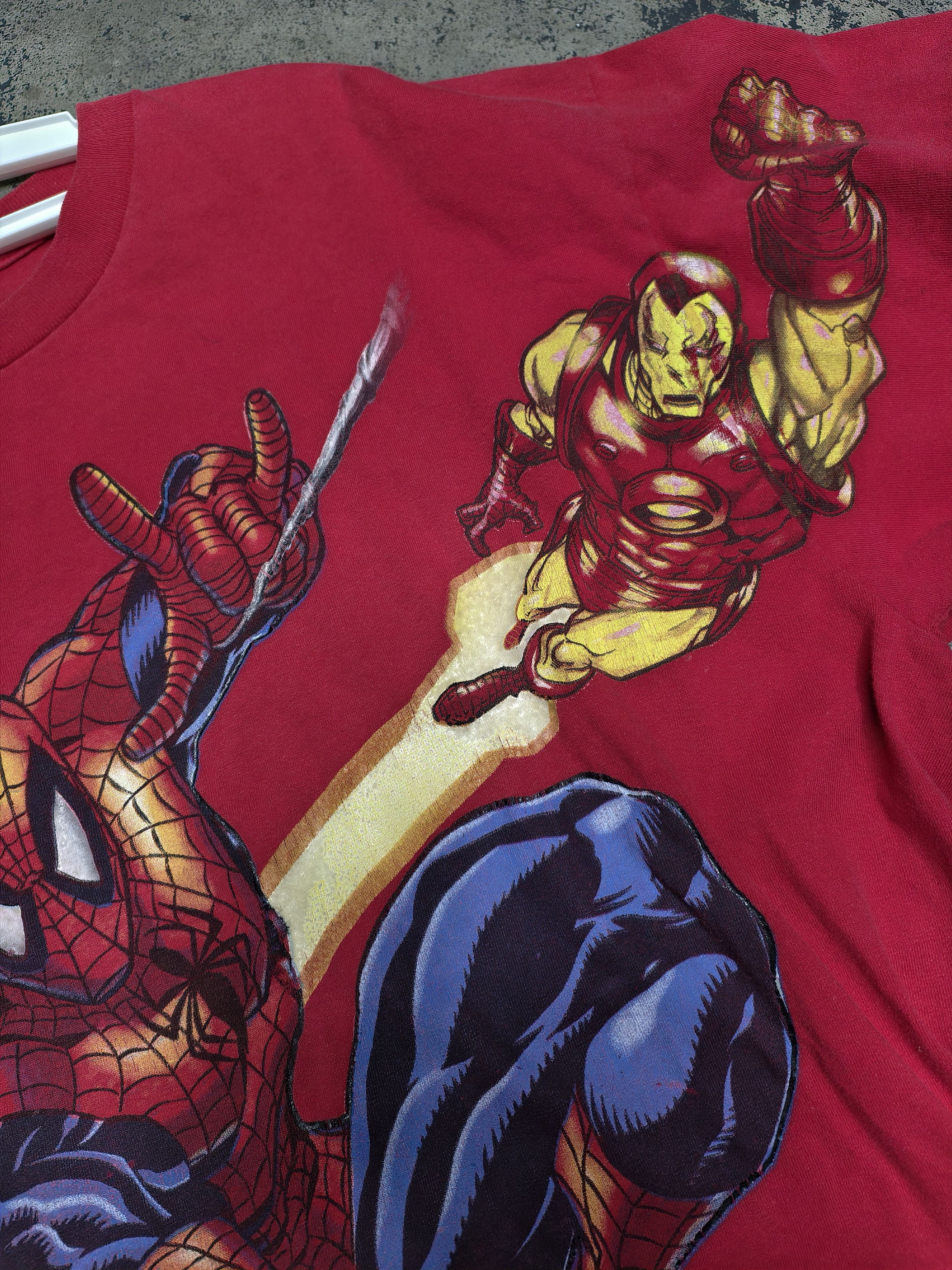 Marvel Comics Vtg Rare Spiderman x Fantastic 4 Size US XL / EU 56 / 4 - 6 Thumbnail