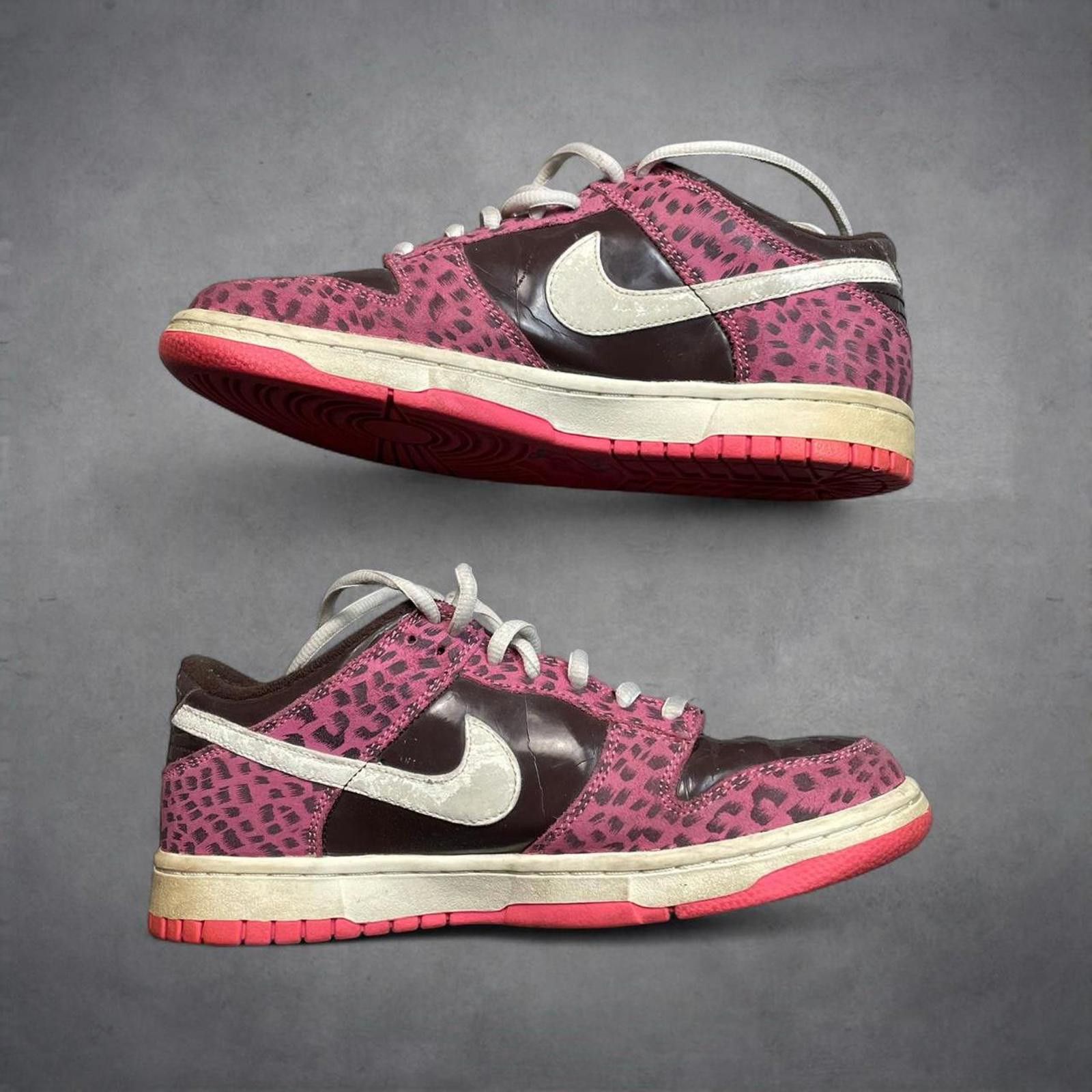 Nike Nike Dunk Low GS Pink Leopard 2007 309601-211 6Y Size US 7.5 / IT 37.5 - 2 Thumbnail