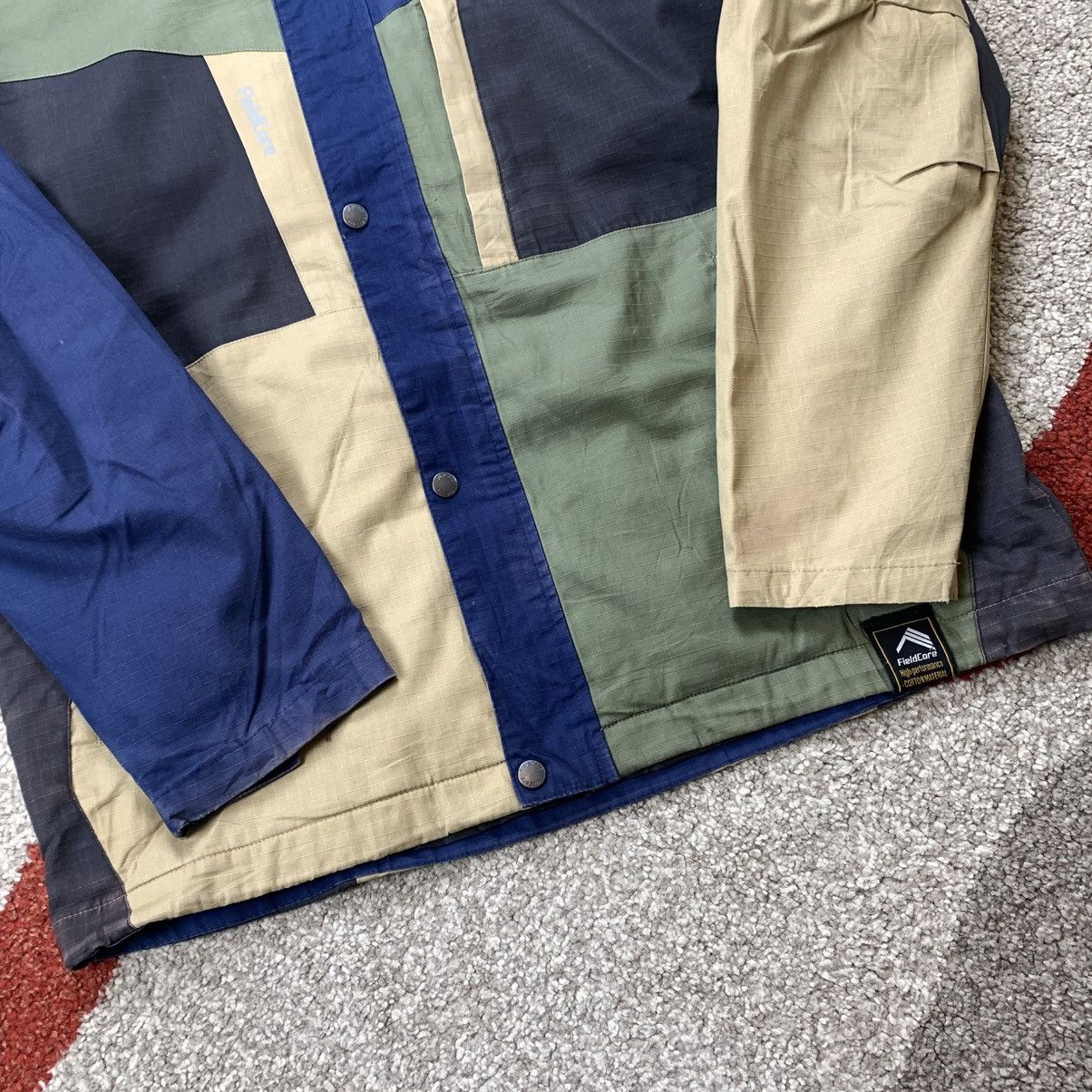 Japanese Brand Japanese Brand FIELDCORE Faux Fur Hooded Jacket Multi Color Size US L / EU 52-54 / 3 - 6 Thumbnail