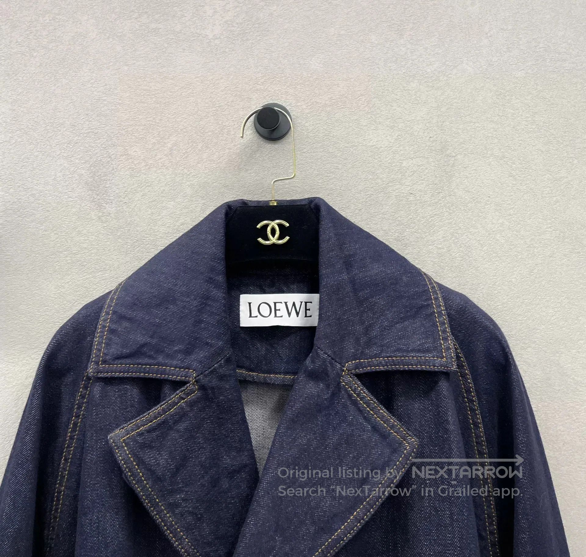 Loewe Loewe Dark Blue Denim Jacket. Size US M / EU 48-50 / 2 - 4 Thumbnail