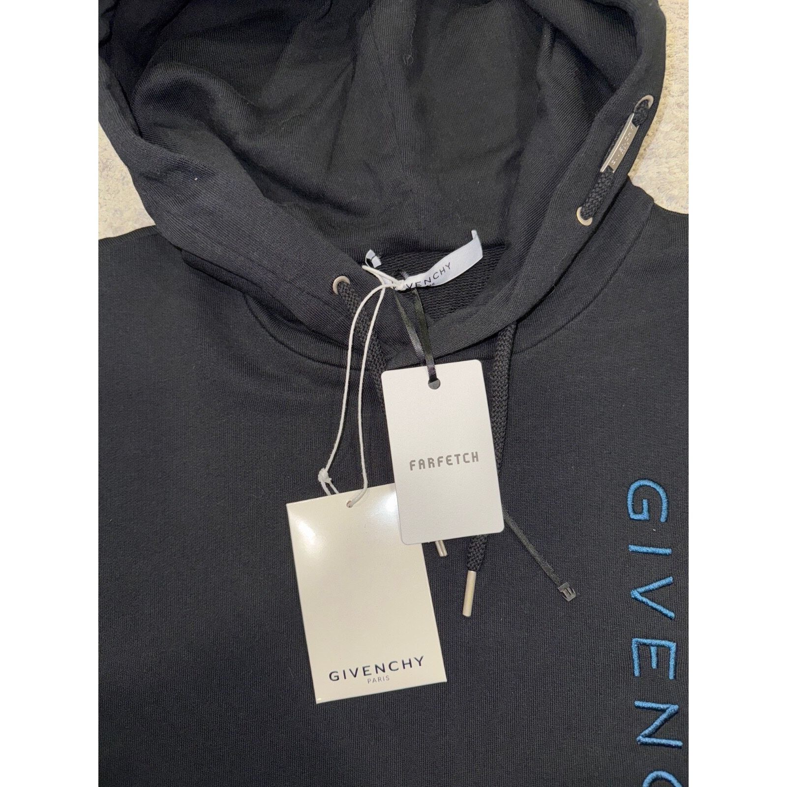 Givenchy Givenchy Stitch Logo Cuff Hoodie Hooded Cotton M Medium Size US M / EU 48-50 / 2 - 4 Thumbnail