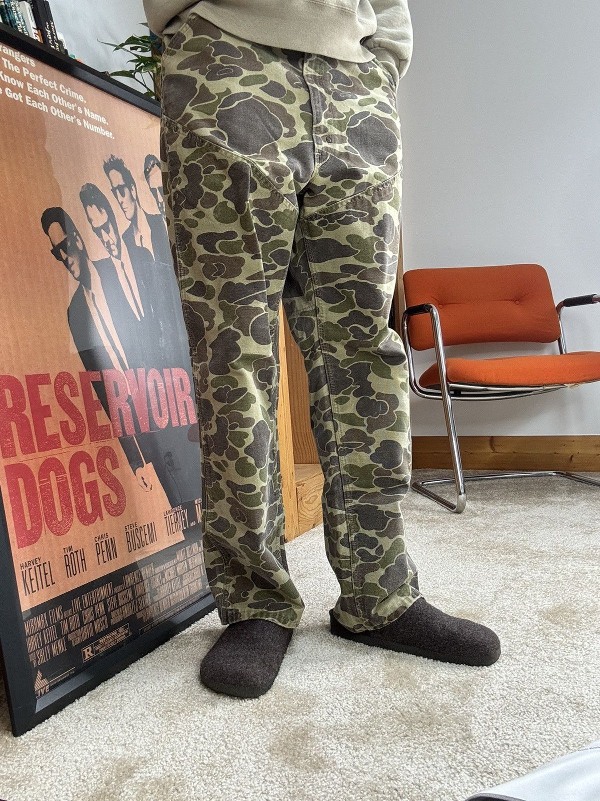 Carhartt × Vintage Vintage 1990s Carhartt Camo Double Knee Pants Size US 31 - 4 Thumbnail
