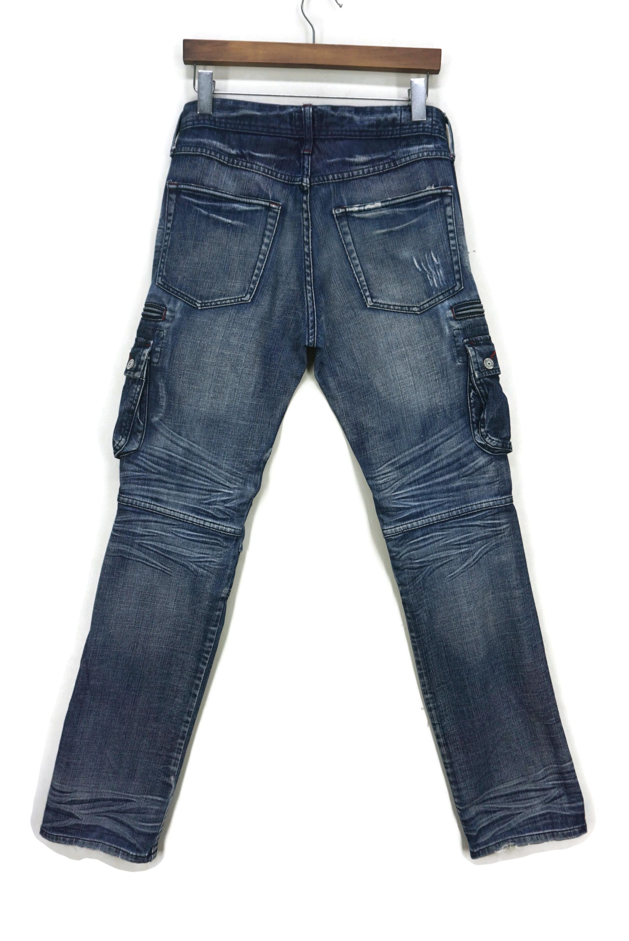 Japanese Brand RUPERT Cargo Size 30 fit W32xL34 Low-Rise Bondage Rave Denim Size US 30 / EU 46 - 2 Thumbnail