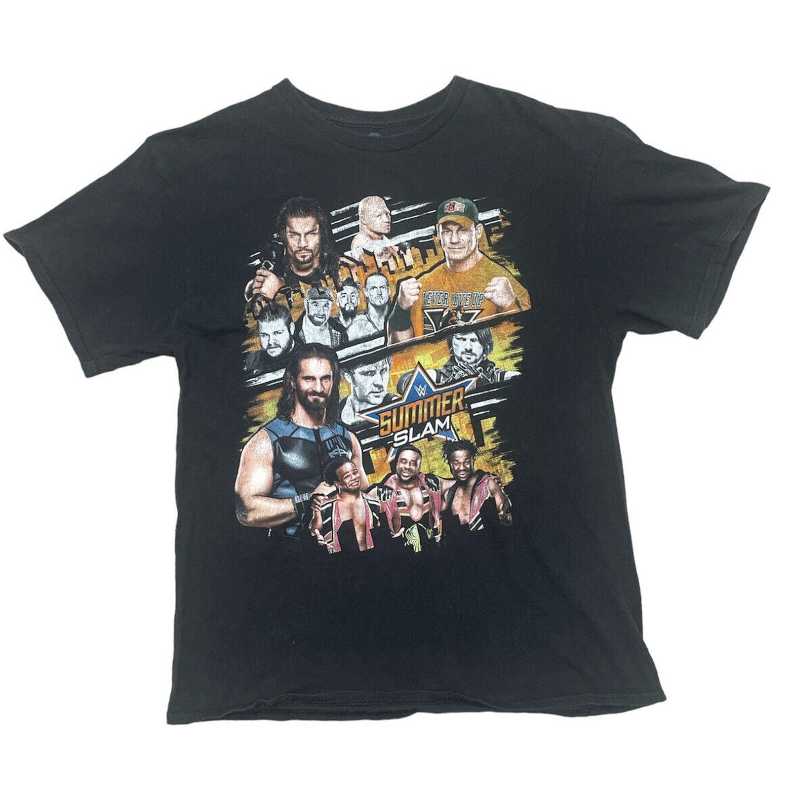 WWE 2016 WWE SummerSlam Large Roman Reigns John Cena Brock Lesn Size US L / EU 52-54 / 3 - 1 Thumbnail
