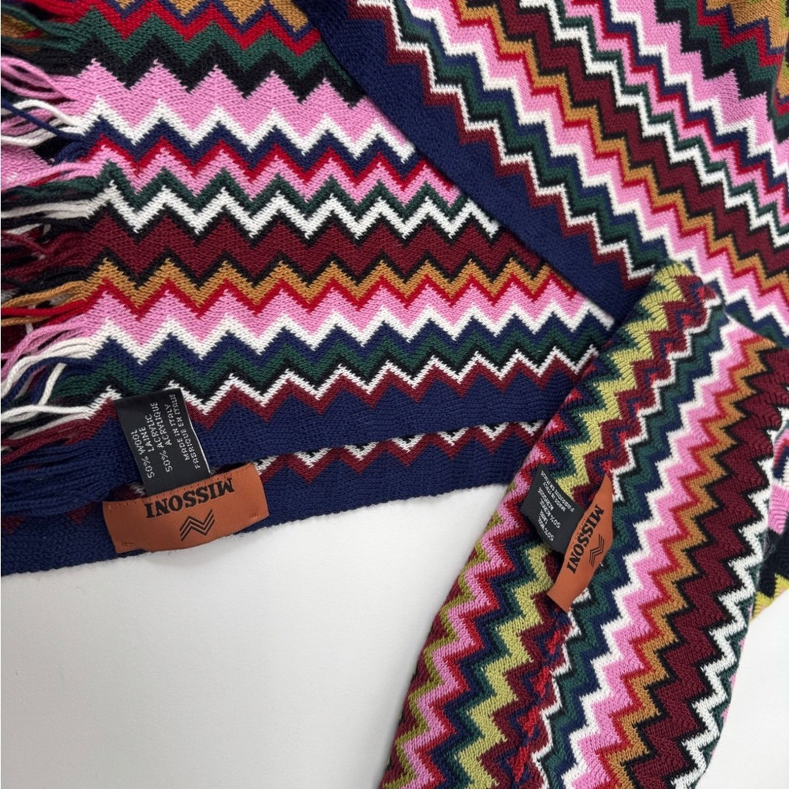 Missoni Missoni beautiful flames stitch one size hat and scarf Size ONE SIZE - 9 Thumbnail