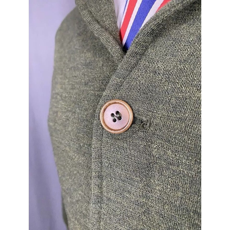 Burberry Burberry Men's Green Wool Blazer Sportcoat Jacket Size 52 Size US L / EU 52-54 / 3 - 10 Thumbnail
