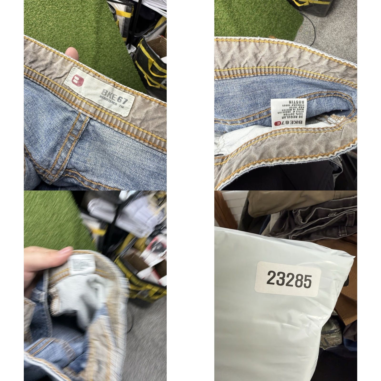 Vintage Buckle Jeans Mens 38 Bootcut Light Wash Denim Casual Workwear 5-Pocket Regular Fit Buckle BKE 67 Cowboy Denim Jeans Mens 38 Blue Children: Mens Size US 38 / EU 54 - 8 Thumbnail