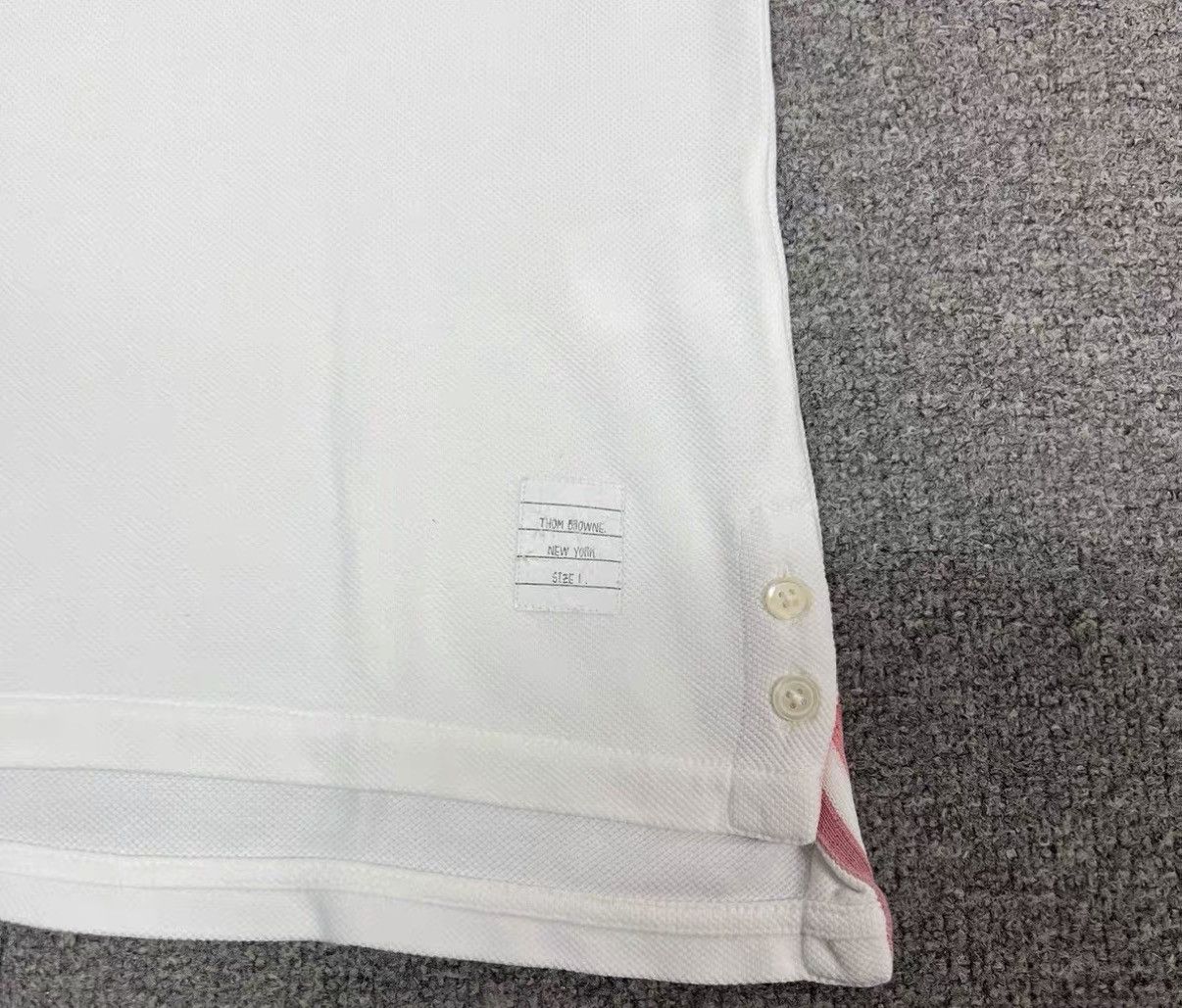 Thom Browne Thom Browne Striped Short Sleeve Polo Shirt J16 Size US XS / EU 42 / 0 - 4 Thumbnail