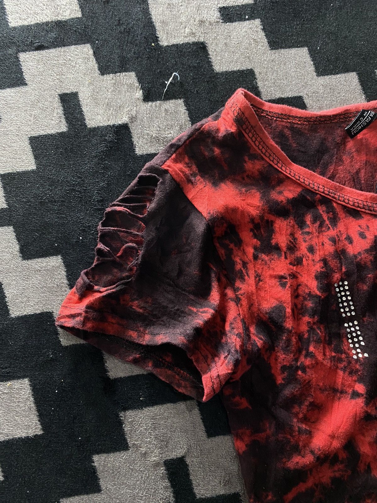 Hysteric Glamour × If Six Was Nine × Japanese Brand Guoya distressed glitter tie dye tshirt Size US M / EU 48-50 / 2 - 6 Thumbnail