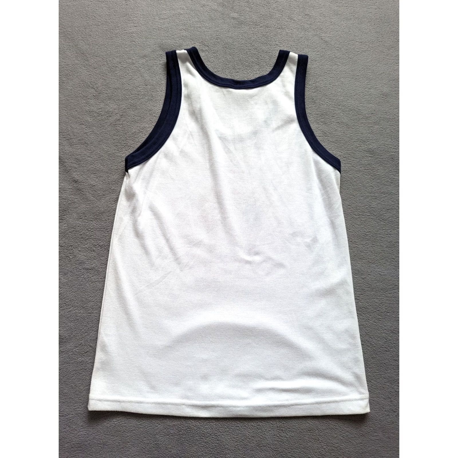 Vintage Muay Thai "Kick" Training Tank Top White Shirt Tank Top Men One Size White Muay Thai Kick Shirt Shirts Men White Size US M / EU 48-50 / 2 - 7 Thumbnail