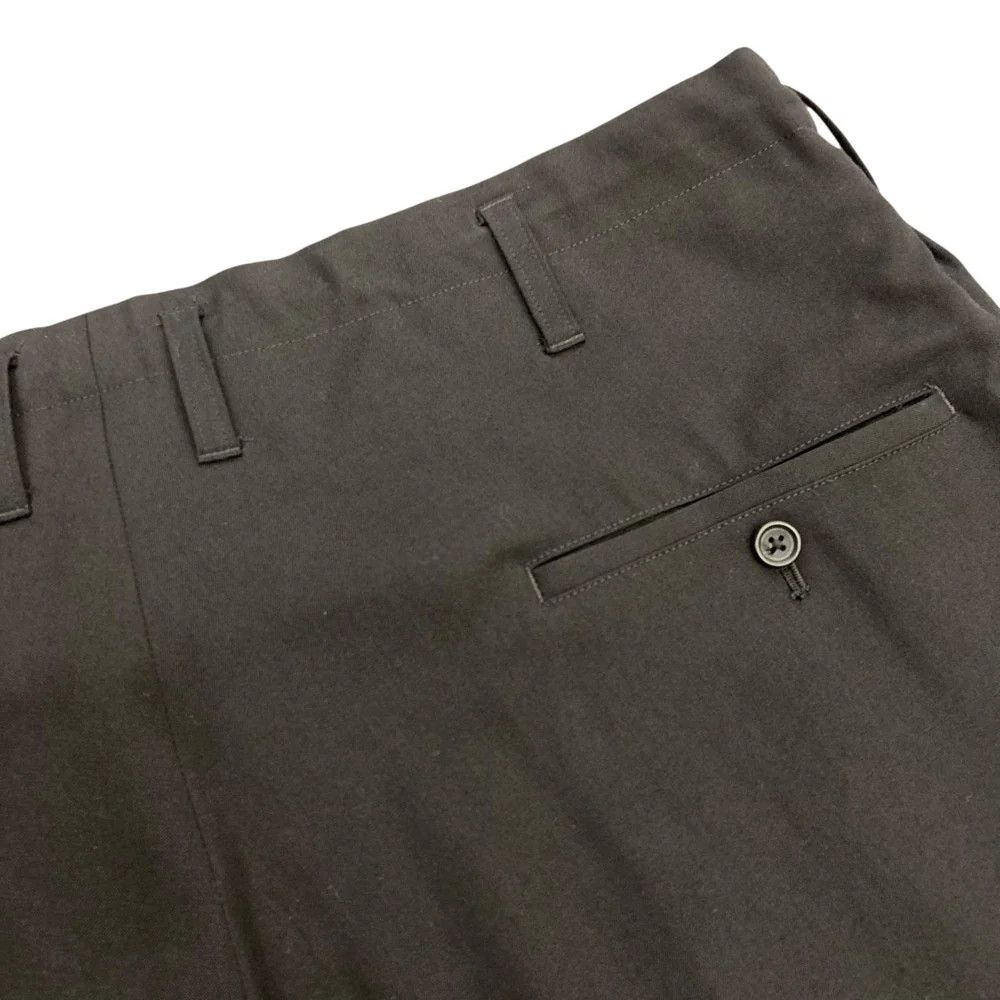 Yohji Yamamoto Yohji Yamamoto pour homme/ WOOL GABARDINE SIDE TUCK PANTS Size US 41 - 4 Thumbnail
