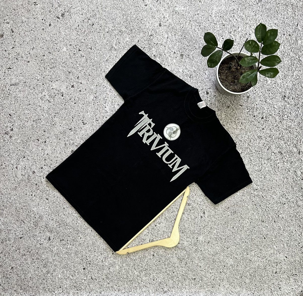 Band Tees × Vintage Vintage 2000’s Trivium Black Crusaide Rock Band Tour T-Shirt Size US L / EU 52-54 / 3 - 1 Thumbnail