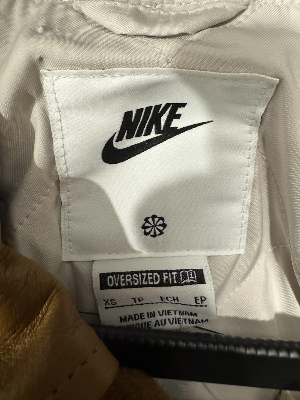 Nike Men's XS - Nike Varsity Jacket Wool Leather Brown Mens $250 Size US XS / EU 42 / 0 - 5 Thumbnail