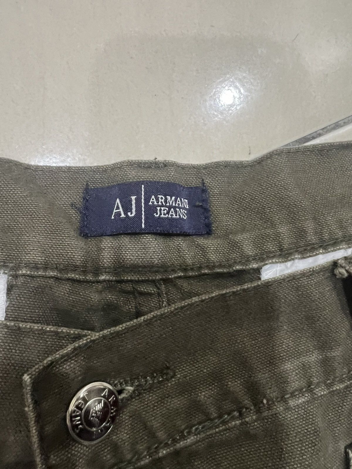 Armani × Vintage Armani Jeans - vintage cargo pants Size US 36 / EU 52 - 18 Thumbnail