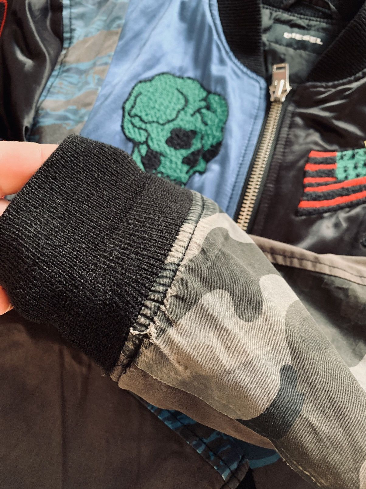 Diesel Diesel Get Up Question Everything Japanese Skull Bomber Size US S / EU 44-46 / 1 - 13 Thumbnail