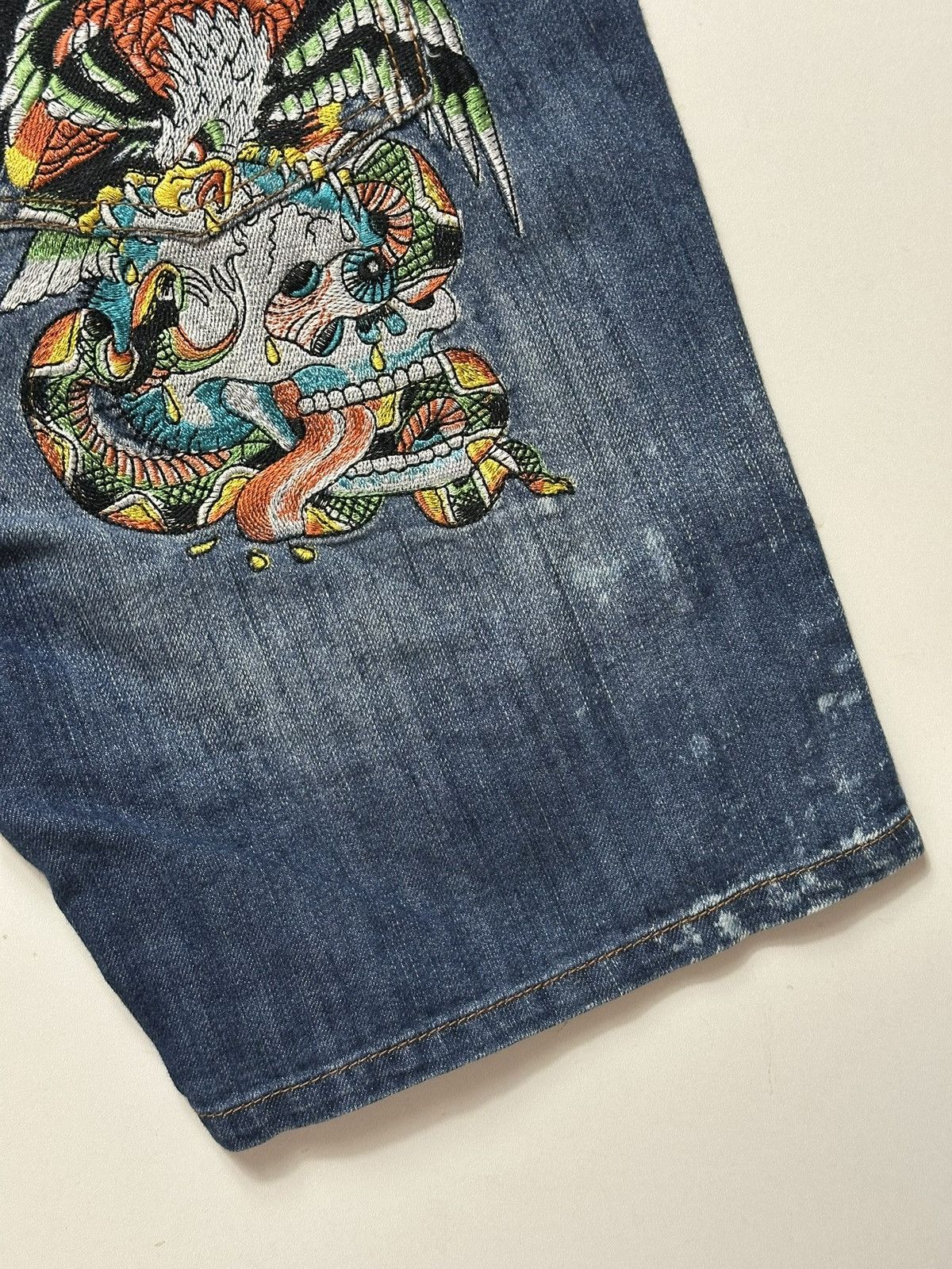 Ed Hardy Vintage Ed Hardy Jorts Size US 34 / EU 50 - 4 Thumbnail