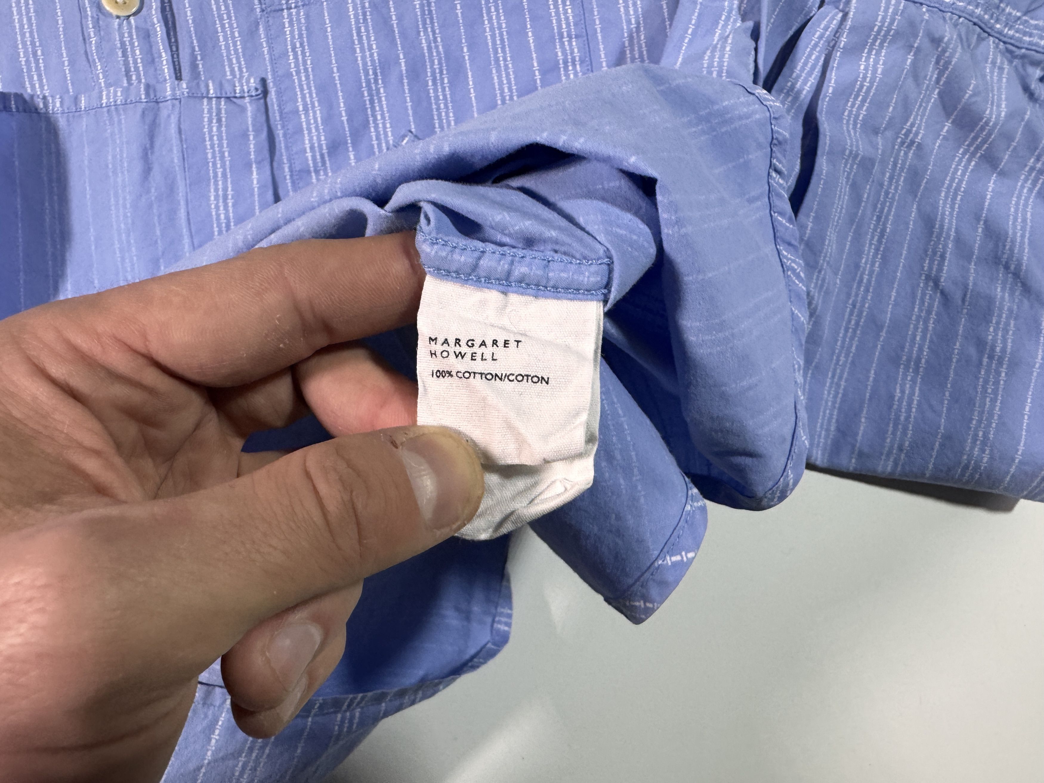 Margaret Howell Margaret Howell MHL Basic Button Up Shirt Blue S Size US S / EU 44-46 / 1 - 5 Thumbnail