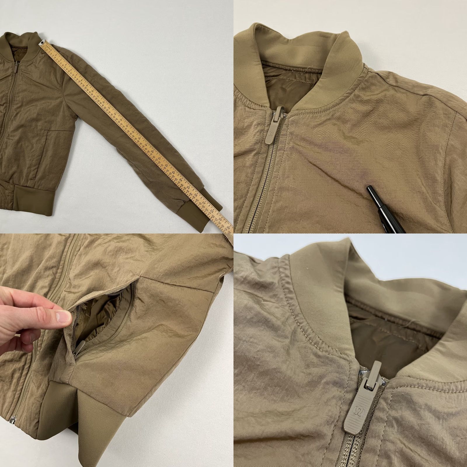 Lululemon Lululemon Jacket Womens Size 4 Frontier Brown Reversible Quilted Non Stop Bomber Size S / US 4 / IT 40 - 8 Thumbnail
