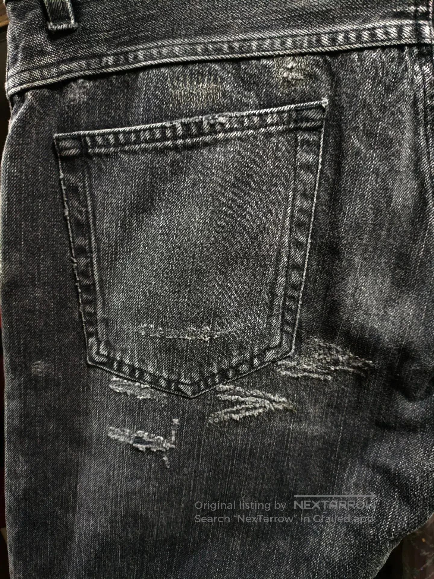 Dolce & Gabbana Dolce & Gabbana Mafia Embroidered Distressed Jeans. Size US 34 / EU 50 - 8 Thumbnail