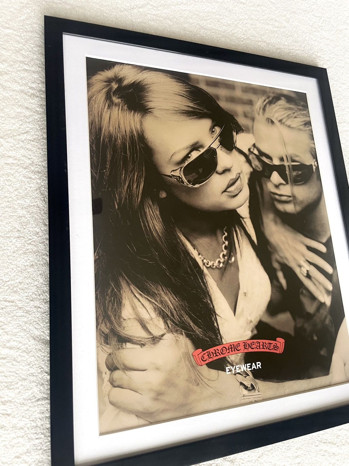 Chrome Hearts × Vintage Chrome Hearts eyewear vintage 9x11 Framed poster Size ONE SIZE - 2 Thumbnail