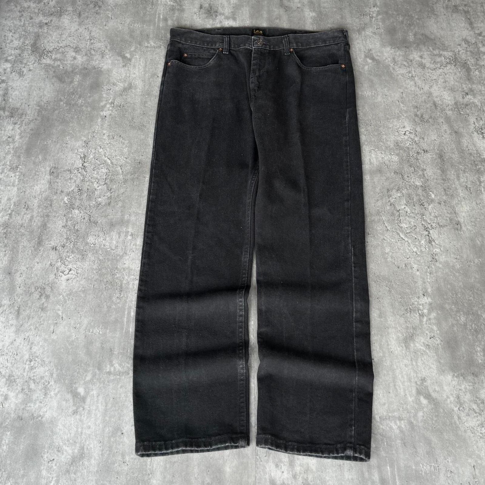 Japanese Brand × Lee × Levi's Vintage Y2K Faded Black Lee Grunge Opium Essential Jeans Size US 38 / EU 54 - 1 Thumbnail
