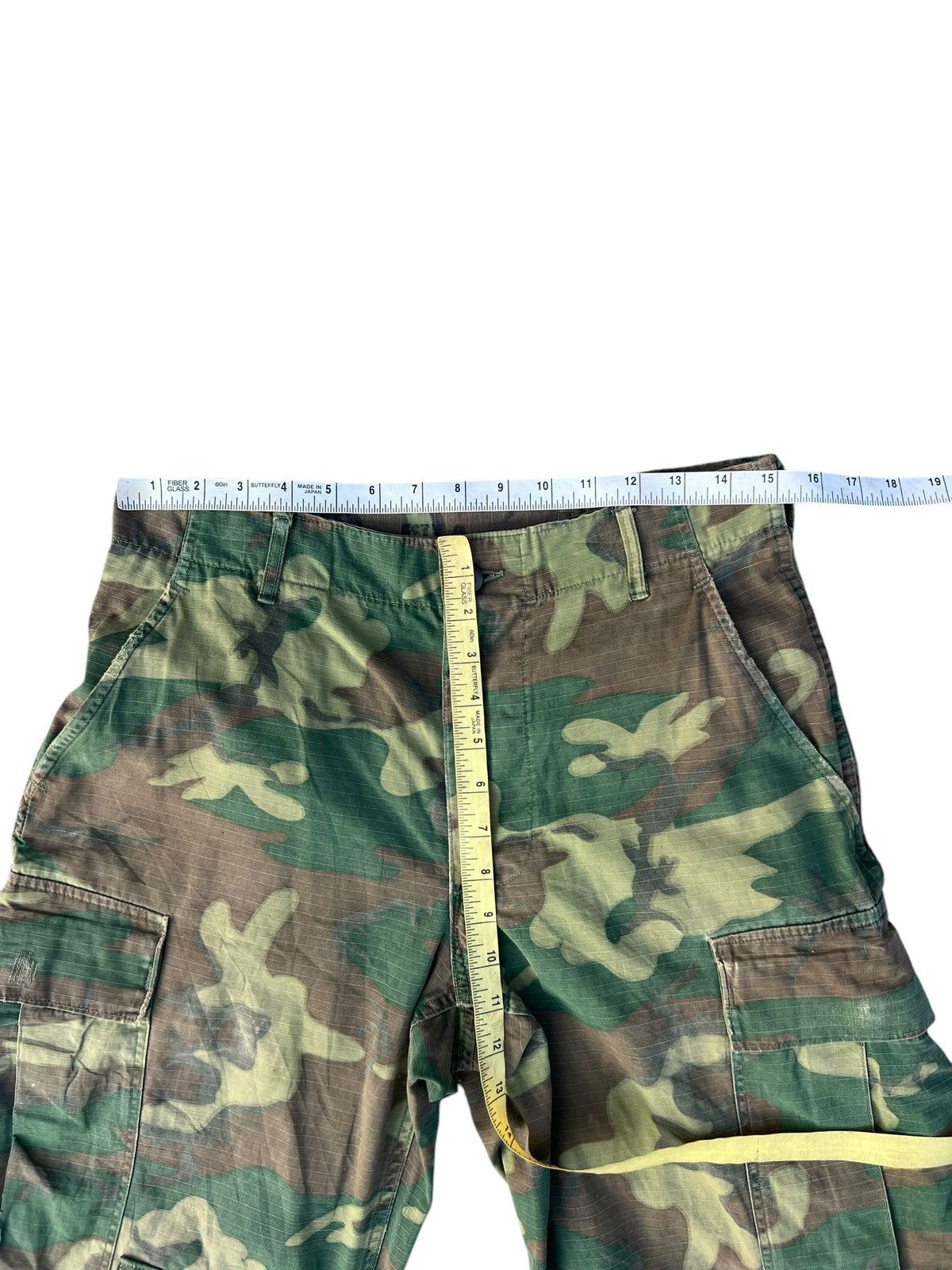 Vintage Vintage 1969 Vietnam War ERDL Camo Ripstop Poplin Trouser Size US 30 / EU 46 - 4 Thumbnail