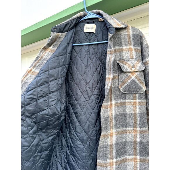 St. Johns Bay × Vintage VTG St. John’s Bay Quilted Wool Blend Plaid Jacket MT/M Size US M / EU 48-50 / 2 - 2 Thumbnail