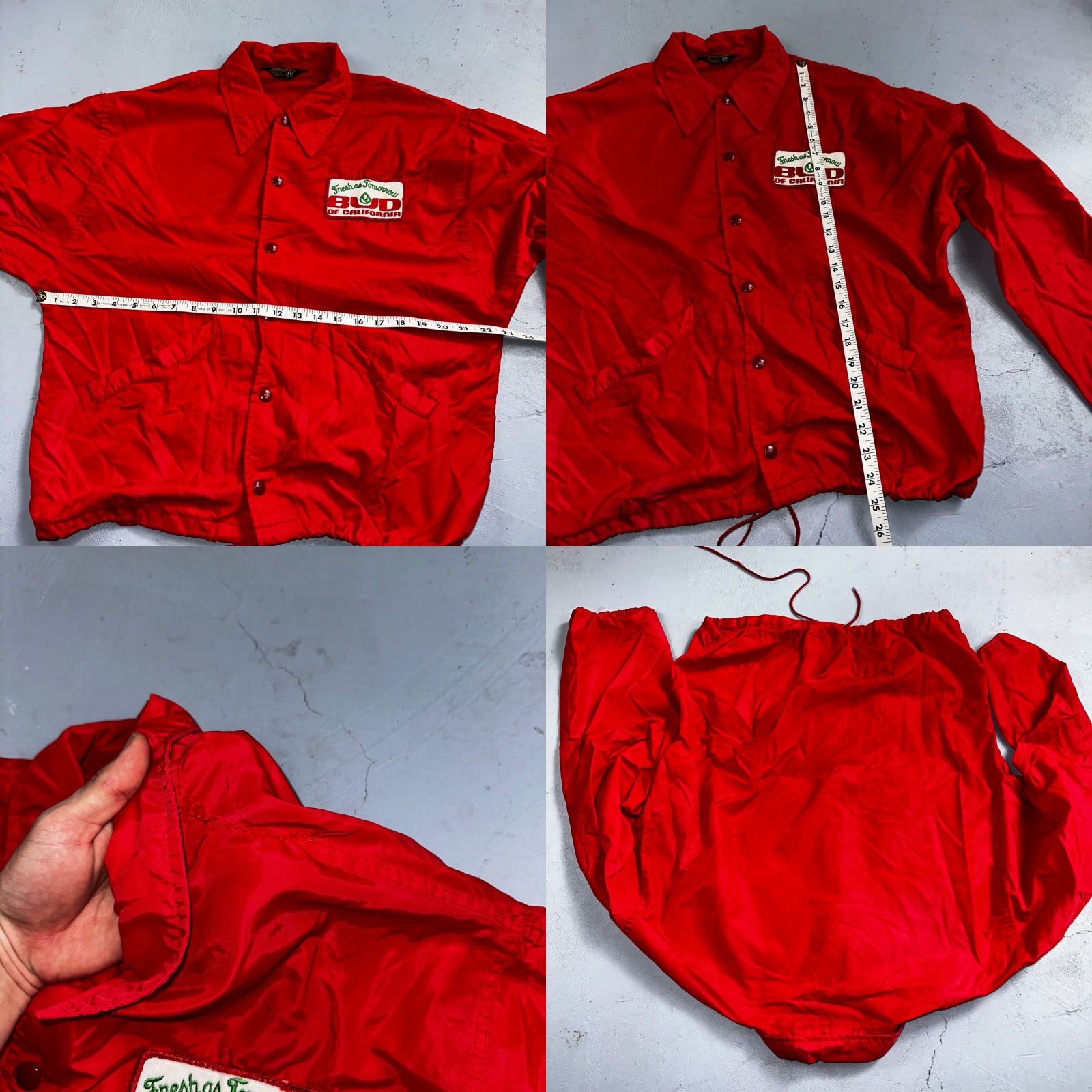 Coach VINTAGE Swingster Coach Jacket Nylon VTG 1970s Windbreaker Red M Men Shirt/Coat Size US M / EU 48-50 / 2 - 8 Thumbnail