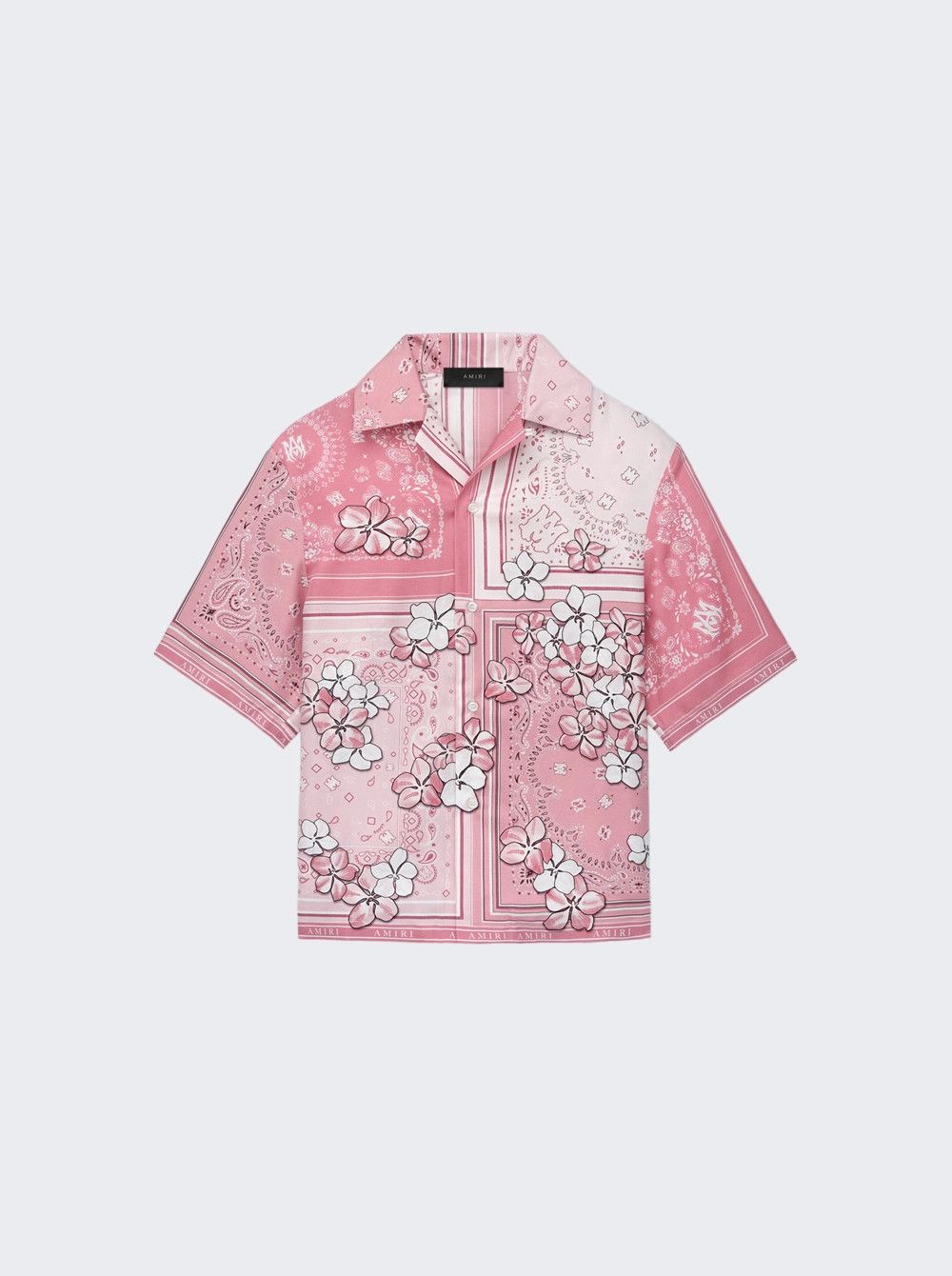 Amiri o1s1wg110825 Floral Bowling Shirt in Multicolor Size US S / EU 44-46 / 1 - 1 Thumbnail