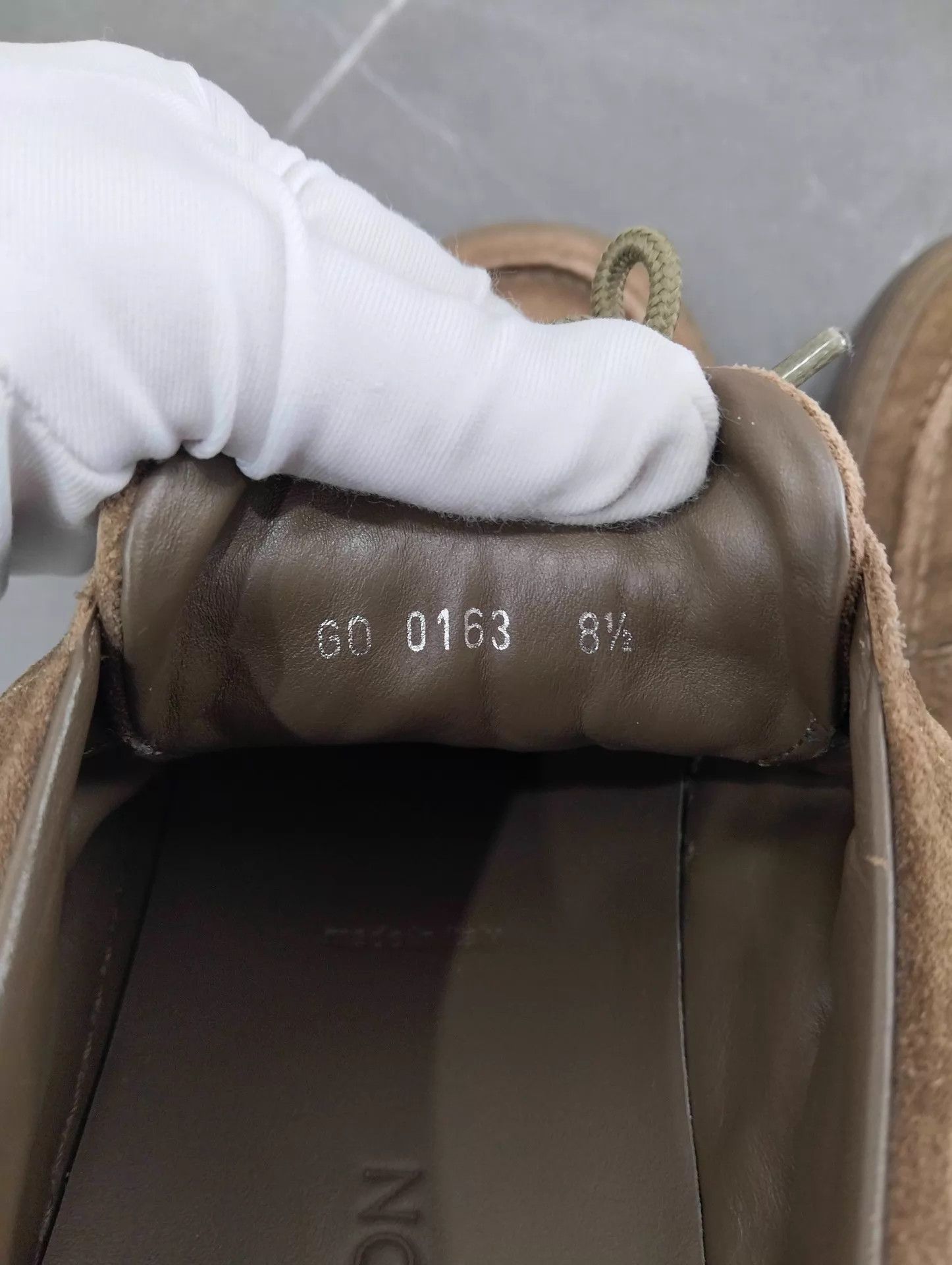 Louis Vuitton LV Camel Suede Lace-Up Sneakers EU 42.5 95 New Size US 9.5 / EU 42-43 - 8 Thumbnail