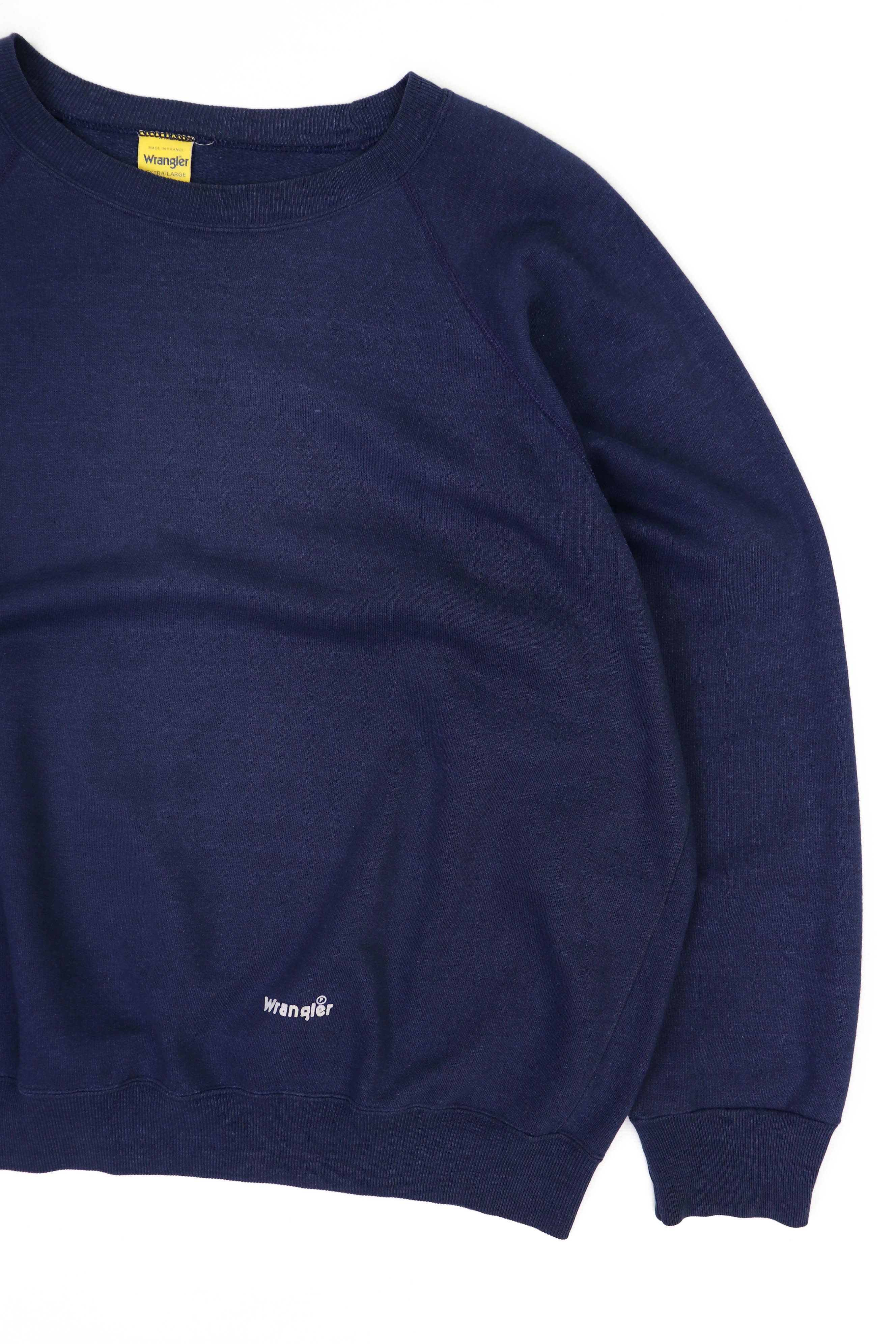 Wrangler Wrangler Vintage Made in France Sun Faded Crewnck Sweatshirt Size US XL / EU 56 / 4 - 5 Thumbnail
