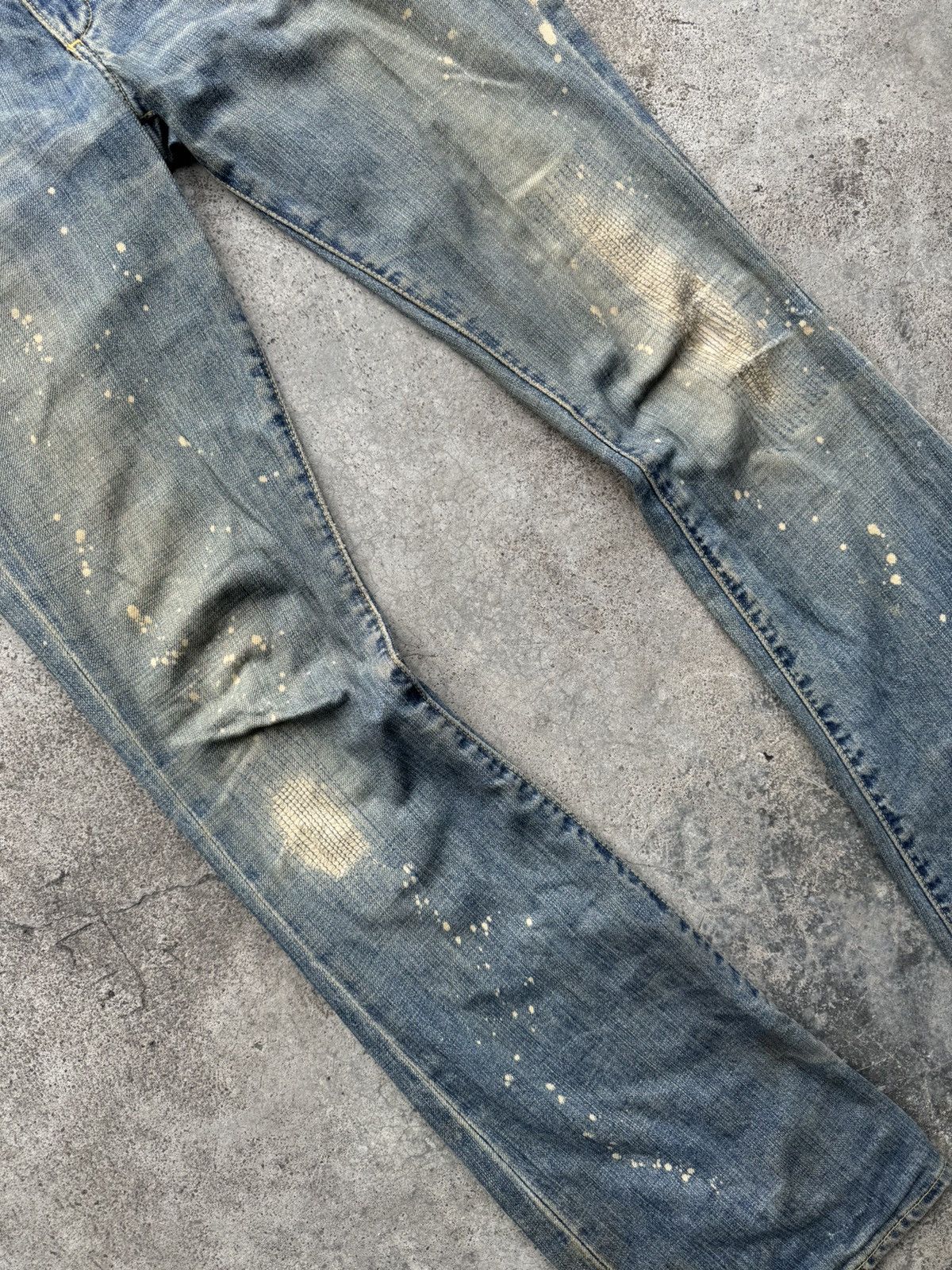 Paper Denim & Cloth Vintage flared bootcut acid wash distressed jeans Size 26" / US 2 / IT 38 - 5 Thumbnail