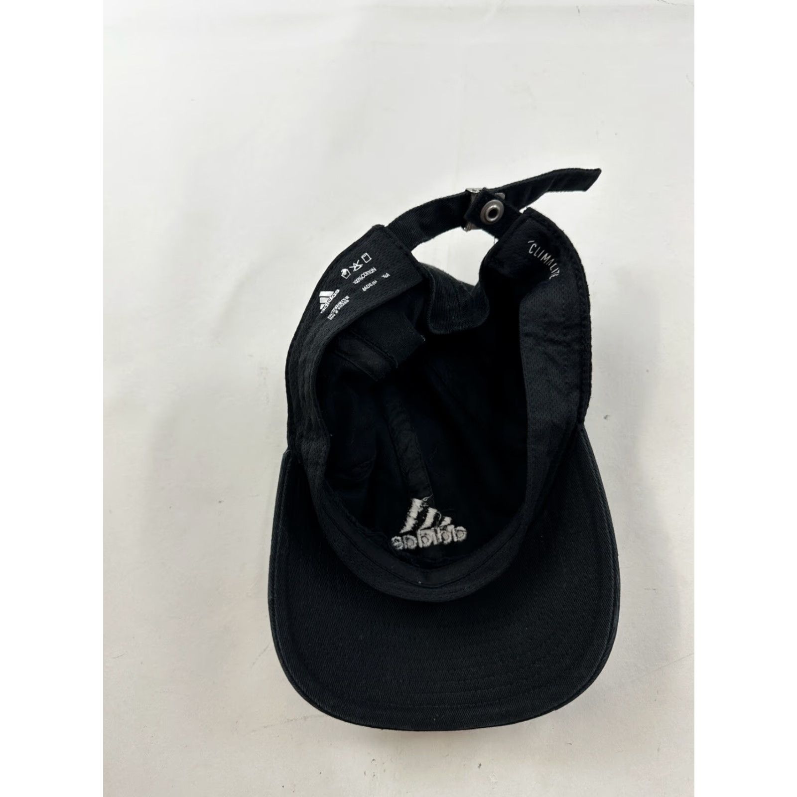 Adidas Adidas Hat Adult Adjustable Black Monochrome Climalite Golf Tennis Casual Dad Cap Mens Size ONE SIZE - 3 Thumbnail