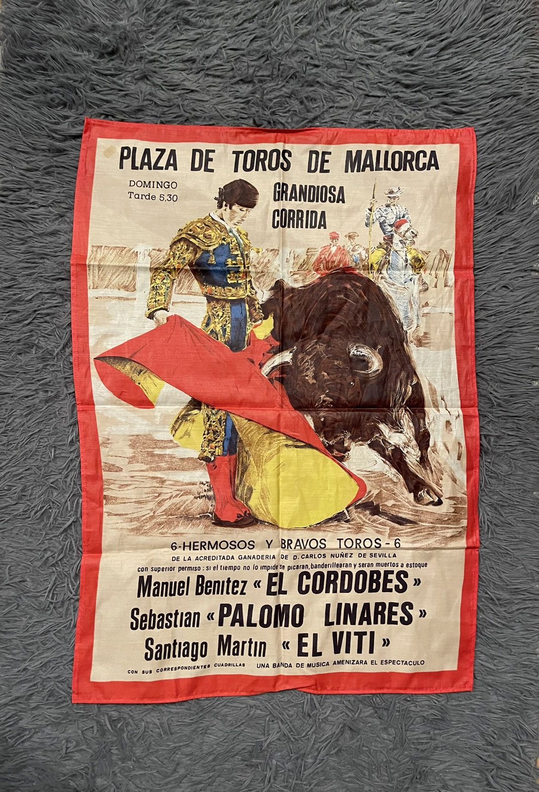 Affiche de tauromachie pour la foire de Malaga 2025 - Plaza de Toros La