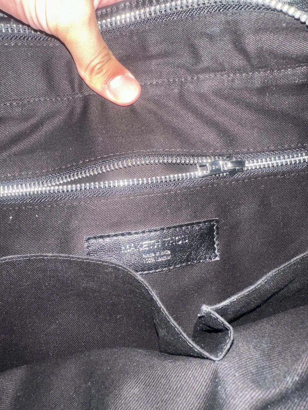 Leather MAKETH THOU “The Lewis Journal in Black” Size ONE SIZE - 4 Thumbnail