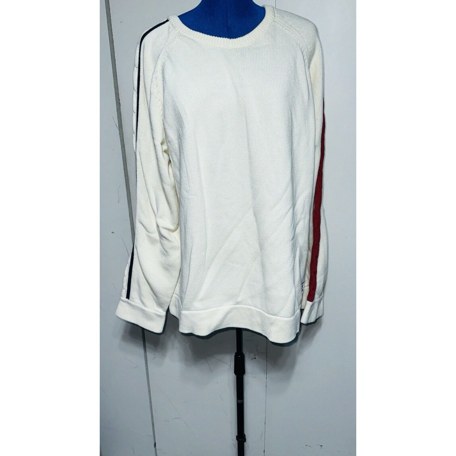 Tommy Hilfiger Tommy Hilfiger Jeans Embroidered Cable Sweater Big Logo XL Size US XL / EU 56 / 4 - 1 Thumbnail