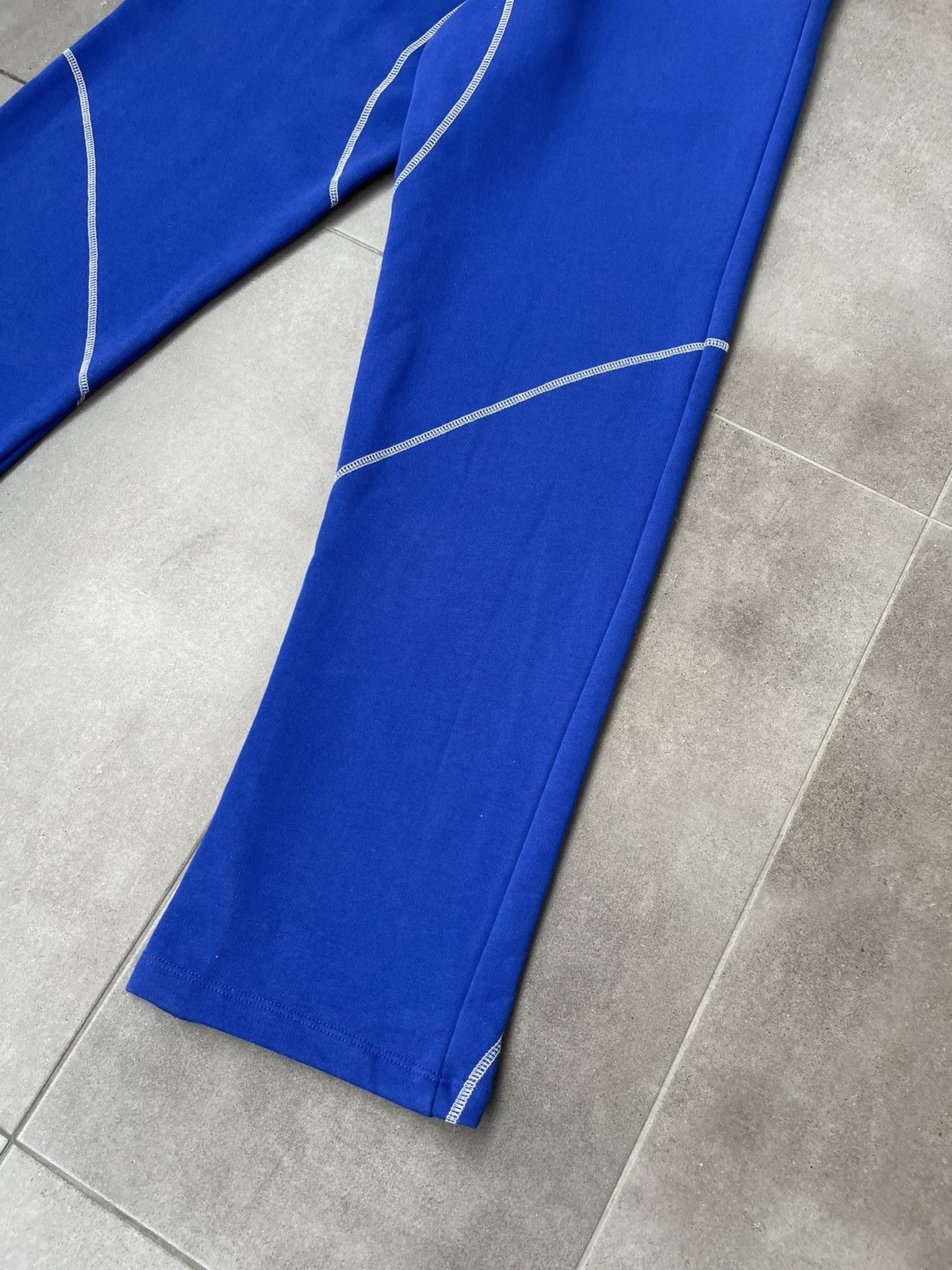 Saul Nash !DS! SS23 Saul Nash Blue Overlock Stitch Lounge Pants Size US 36 / EU 52 - 16 Thumbnail