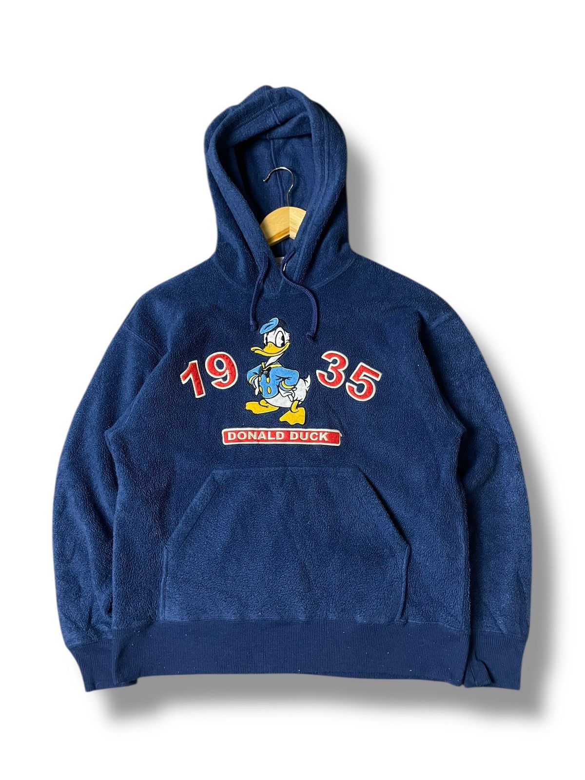 Disney Embroidered Donald Duck Fleece Hoodies (116)