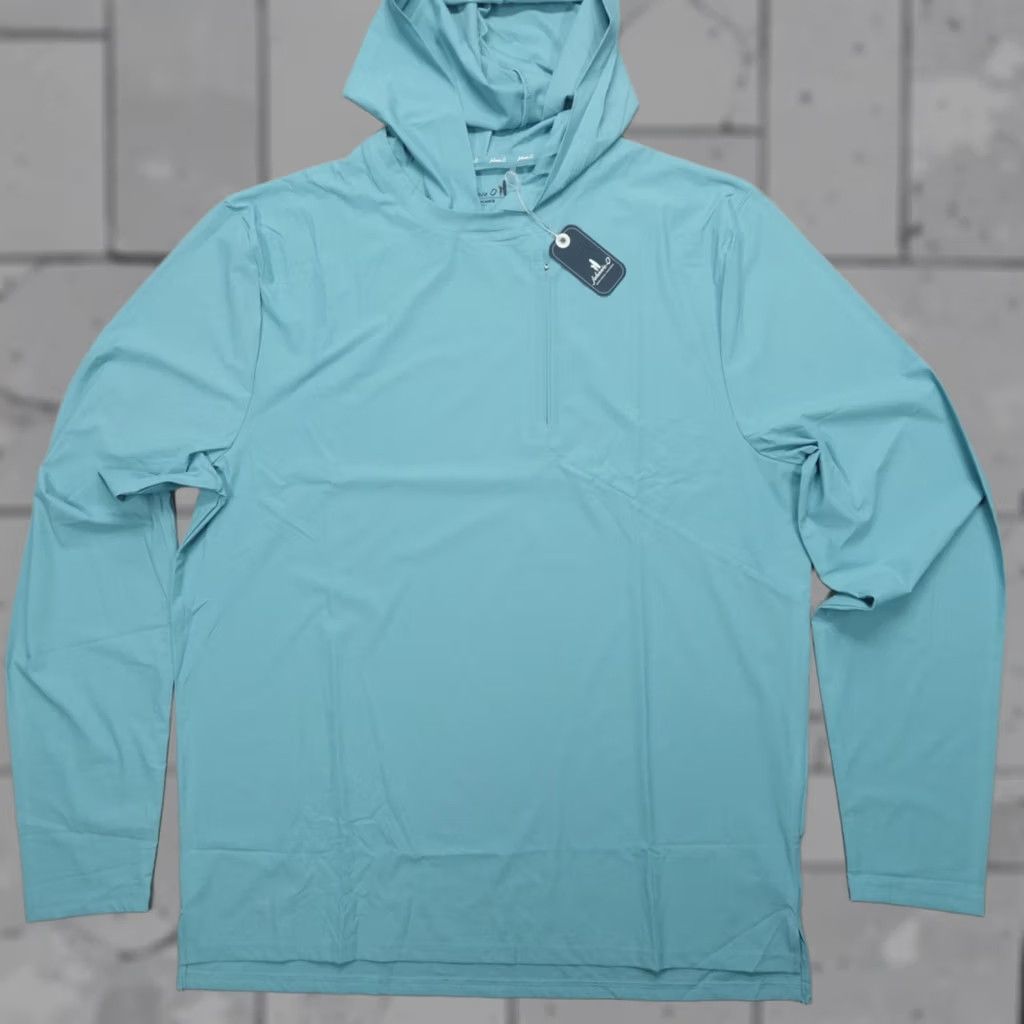 johnnie-O johnnie-O Hoodie Mens M Maxwel Performance Lightweight Haze Blue Nike? Size US M / EU 48-50 / 2 - 1 Thumbnail