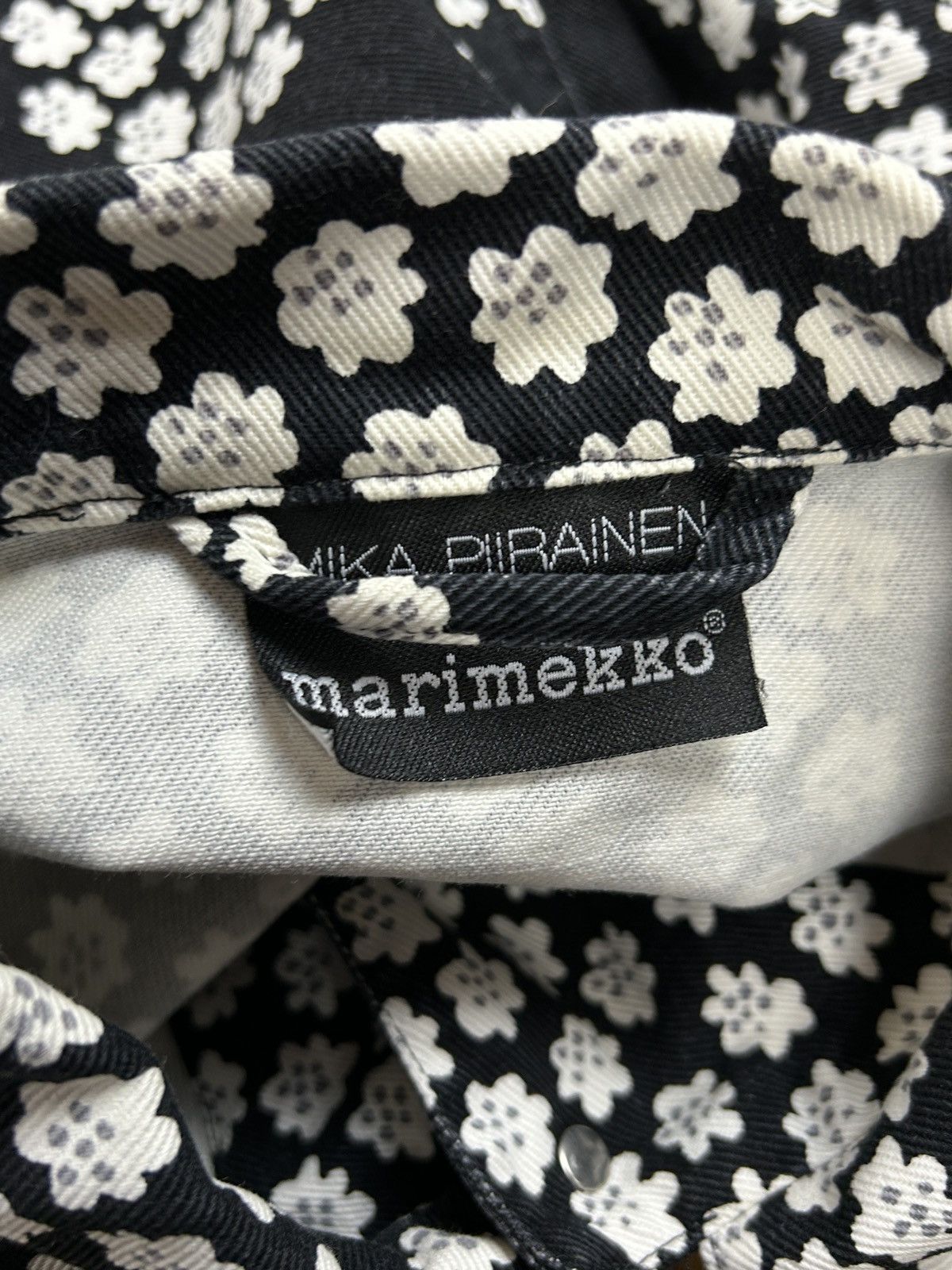 Marimekko Marimekko Mika Piirainen Pukketi Denim Jacket Size ~S Size XS / US 0-2 / IT 36-38 - 9 Thumbnail