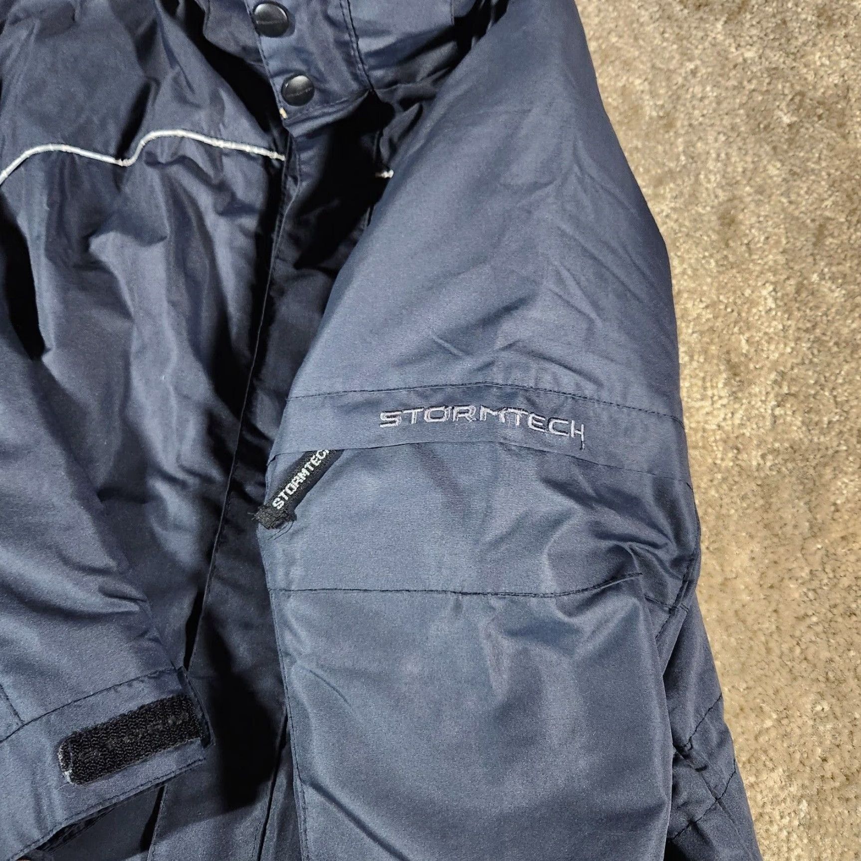 Stormtech Stormtech Jacket Men XL Black Stormtech Performance DWR Bomber Softshell Zip Snap Size US XL / EU 56 / 4 - 3 Thumbnail