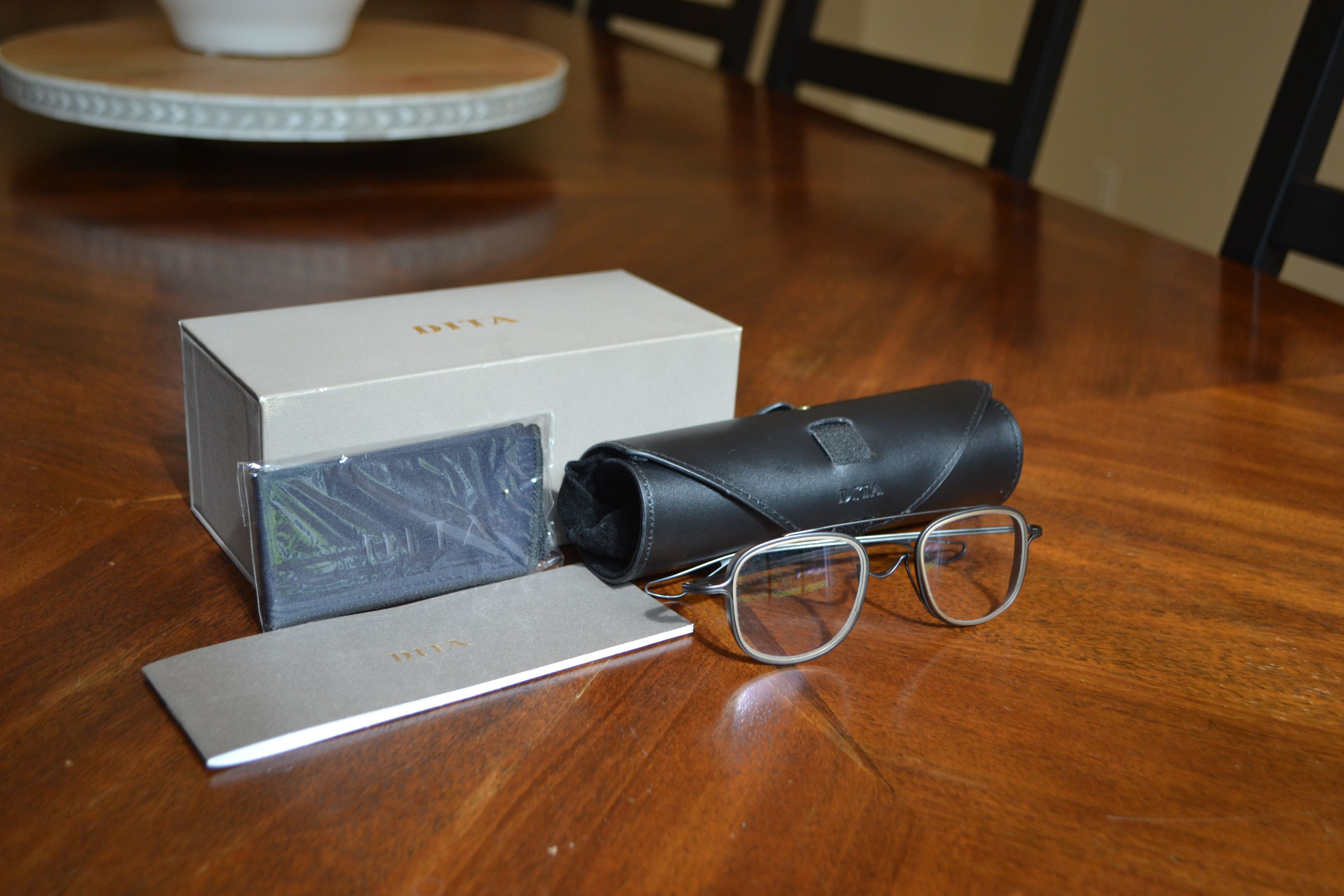 Dita New DITA Tessel DTX118 Black/Bronze Eyeglasses Size 46 - 1 Thumbnail