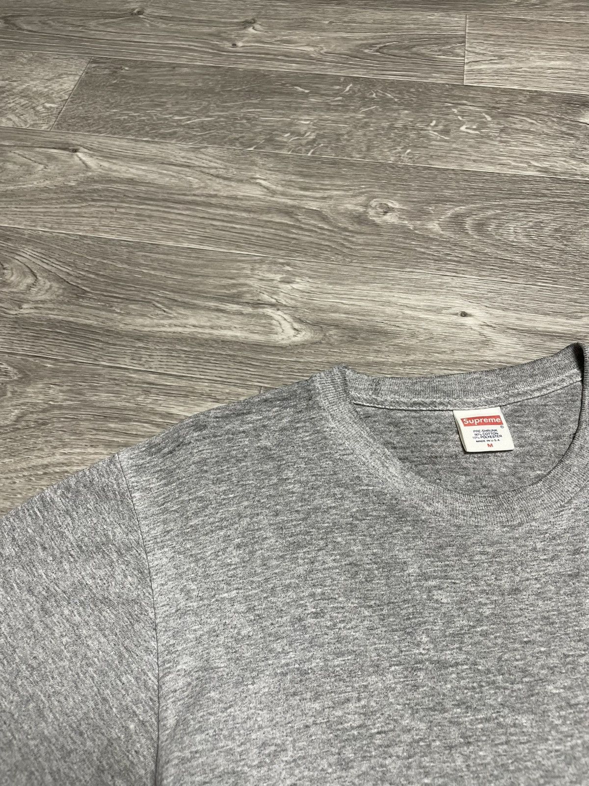 Supreme Supreme x Mike Hill Regretter Grey T-Shirt SS17 Size US M / EU 48-50 / 2 - 8 Thumbnail