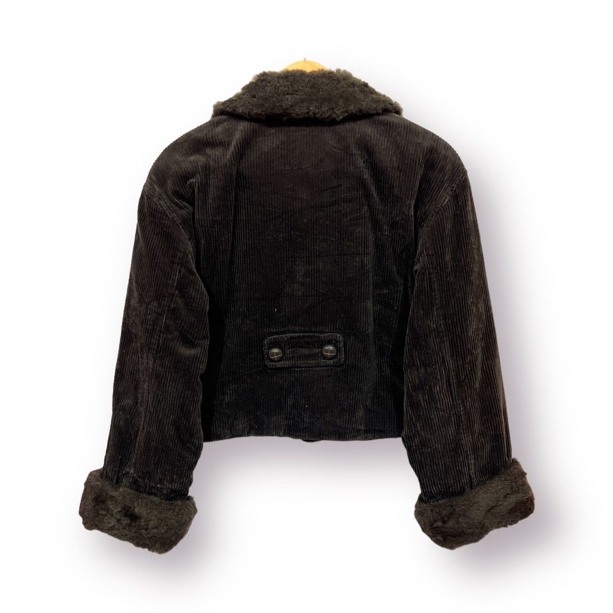 Japanese Brand × Other 🔥 AMOUR FUR COLLAR CROPED CORDUROY JACKET Size M / US 6-8 / IT 42-44 - 9 Thumbnail