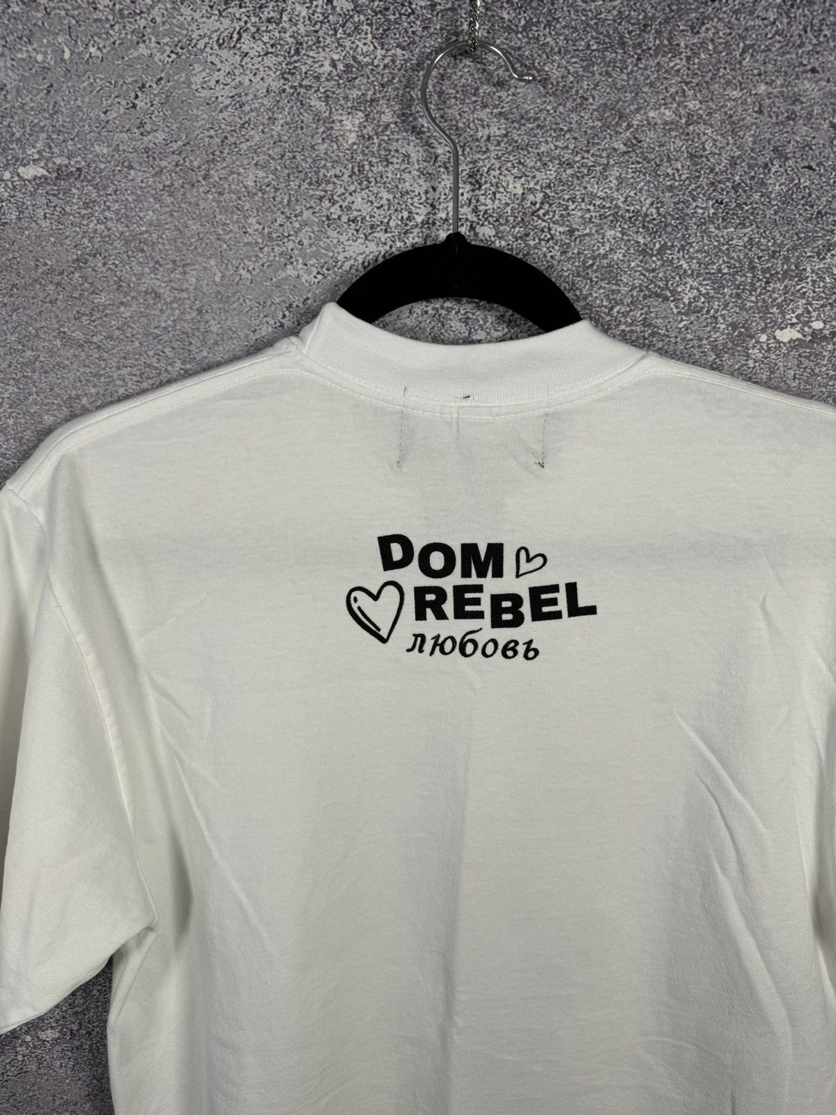 DOMREBEL Dom Rebel Montreal Graphic Print LOVE ❤️ White T Shirt Small Size US S / EU 44-46 / 1 - 12 Thumbnail
