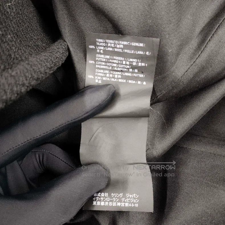 Saint Laurent Paris Saint Laurent Paris Court style gold button long coat Size XXS / US 00 / IT 34 - 5 Thumbnail