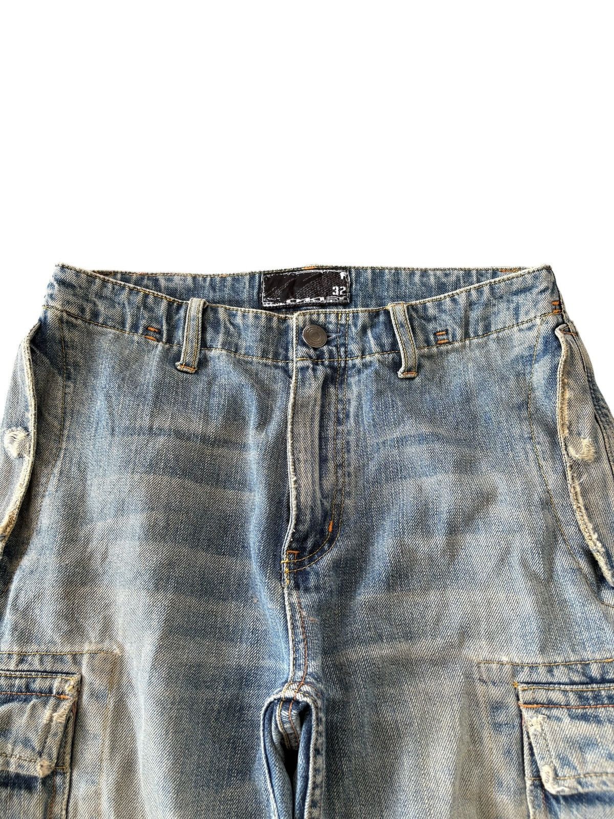 Oakley Vintage Oakley Mud Wash Distressed Baggy Cargo Jeans Size US 30 / EU 46 - 4 Thumbnail