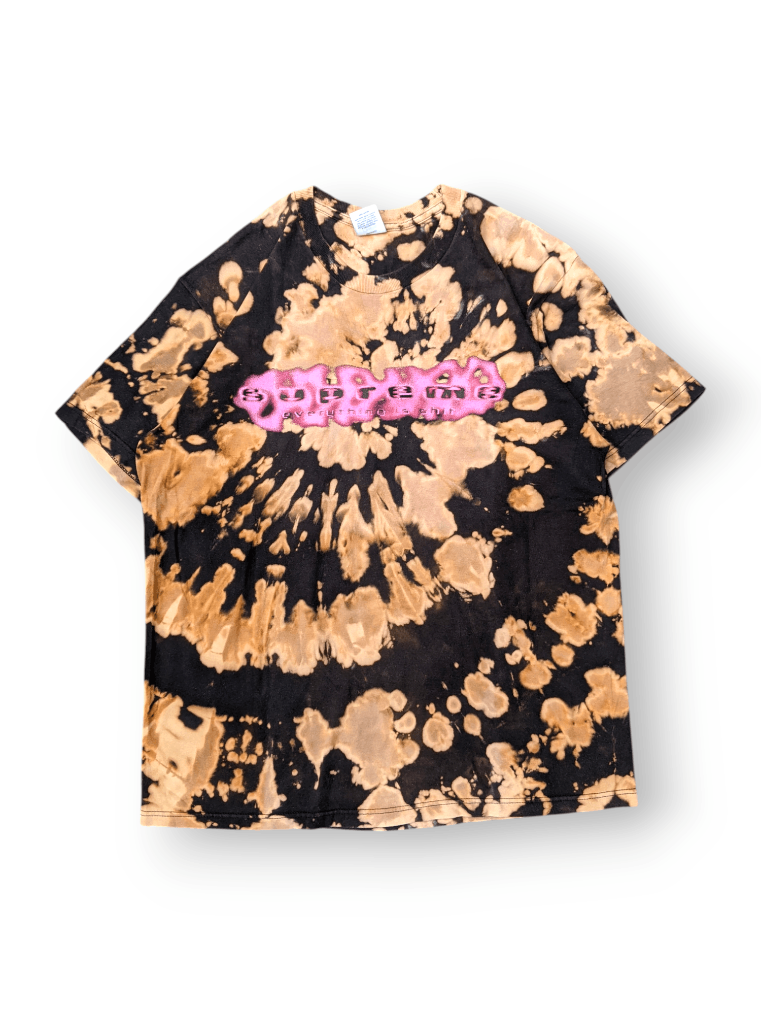 Everything is Shit Hand Made Bleach Tie Dye