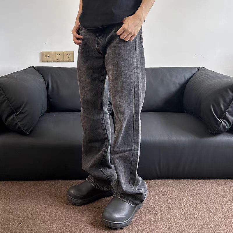Japanese Brand × Jean Street Y2K Washed Cat Whiskers Micro Flare Vintage Jeans Size US 30 / EU 46 - 6 Thumbnail